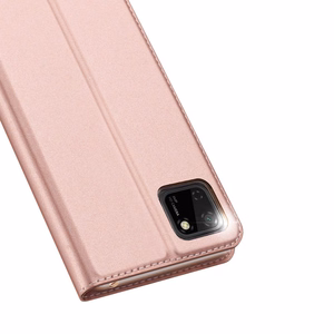 DUX DUCIS Skin Pro Knygelės tipo dėklas telefonui Huawei Y5p rožinė
