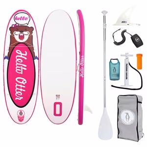 FunWater Tuxedo Sailor vaikiška SUP irklentė 2,4m (rožinė)