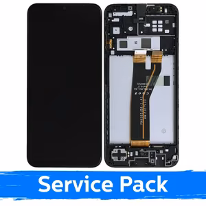 LCD ekranas suderinamas su Samsung M146 M14 5G Juodas su rėmeliu (Service Pack)