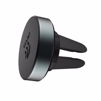 Automobilinis telefono laikiklis Devia Circle tvirtinamas į ventiliacijos groteles, magnetinis, juodas