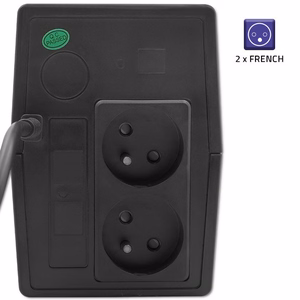 Qoltec 53772 nepertraukiamo maitinimo šaltinis (UPS) Line-Interactive 0.65 kVA 360 W 1 AC lizdas