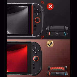 Supcase Unicorn Beetle Pro dėklas Nintendo Switch 2 - raudonas ir juodas