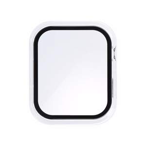 Bestsuit dėklas su hibridiniu stiklu Apple Watch serijai 7/8/9-41mm - skaidrus