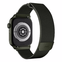 Uniq Dante nerūdijančio plieno dirželis skirtas Apple Watch 1/2/3/4/5/6/7/8/SE/SE2 42/44/45mm - žalias