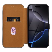 FOLIO Šoninis magnetinis knygos dėklas IPHONE 16 PLUS pilkas