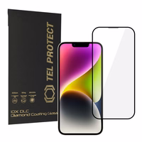 Grūdintas stiklas Tel Protect 10X HD DLC Diamond Coating for Iphone 16E/14/13 Pro/13 (envelope)