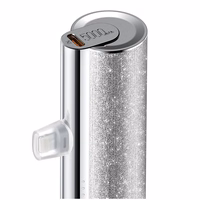 VEGER išorinė baterija 5000 mAh su įmontuotu jungtimi Lightning PD QC3.0 2,4A 12W PlugOn (W0573P) sidabrinė