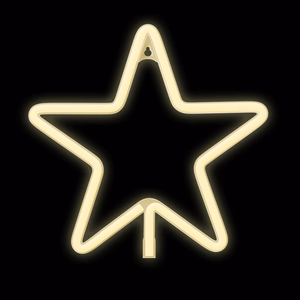 Neon LED kalėdinė žvaigždė šiltai balta FLNE22 Forever Light
