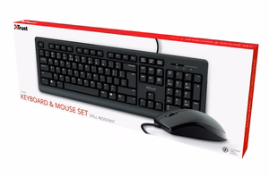 Trust Primo klaviatūra USB QWERTY Anglų (JAV) Juoda