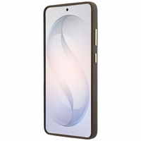 Guess dėklas Grained Big 4G Metal Logo skirtas Samsung Galaxy S26 Ultra rudas