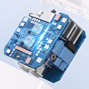 Dudao A4EU USB-A 2.1A sieninis įkroviklis - baltas + USB-A - USB-C kabelis