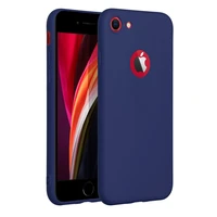 Minkštas dėklas telefonui IPHONE 8 (m) - tamsiai mėlynas