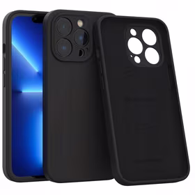 Spacecase silikoninis dėklas Mag iPhone 13 Pro juodas