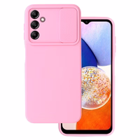Camshield Soft dėklas telefonui Samsung Galaxy A14 4G/5G - šviesiai rožinė
