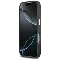 Karl Lagerfeld IML akvarelės Karl ir logotipo magnetinis dėklas telefonui iPhone 17 Pro - juodas