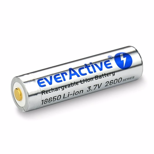 everActive 18650 3,7V Li-ion 2600 mAh baterija su micro USB įkrovimu ir apsauga, dėžutė