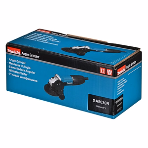 Makita GA5030R – kampinis šlifuoklis, 125×6,4 mm diskas, 11000 aps./min, 720 W, 1,8 kg