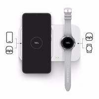 Bevielis įkroviklis Samsung "Duo" EP-P5400TWEGEU baltas 15W (su įkrovikliu ir laidu komplekte) / 100% Genuine /