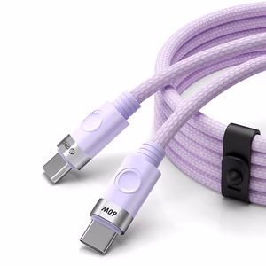 Orico CDX 60W 3A Power Delivery USB-C - USB-C кабель 1м - фиолетовый