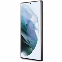 Guess GUHCS23LG4GFGR S23 Ultra S918 pilkas/pilkas kietas dėklas 4G Metalinis Auksinis Logotipas