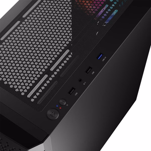 Logic ARAMIS ARGB MINIDI USB 3.0 kompiuterio korpusas, juodas
