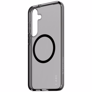 CARE by PanzerGlass Flagmanas Urban Combat juodas QI dėklas telefonui Samsung Galaxy S25+ - Pusiau permatomas dūminis