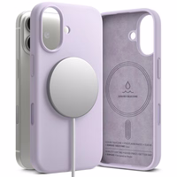 Ringke Silikoninis Magnetinis dėklas telefonui iPhone 17 - Violetinis