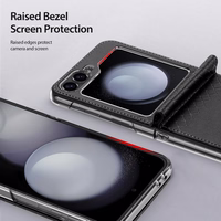 Dėklas Dux Ducis Bril Samsung F741 Z Flip6/F761 Z Flip7 FE violetinis