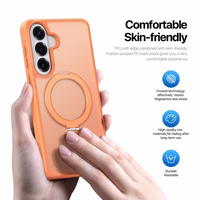 Dėklas Dux Ducis Yind Magnetic Stand Samsung S942 S26 oranžinis