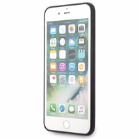 Karl Lagerfeld Saffiano Karl&Choupette Galvos dėklas telefonui iPhone 7 Plus / iPhone 8 Plus - juodas