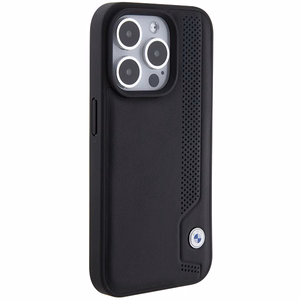 BMW odinis mėlyni taškai iPhone 15 Pro Max dėklas - juodas
