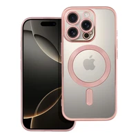 ELECTRO MAG COVER dėklas telefonui suderinamas su Magnetiniu IPHONE 16 Pro rožinis auksas