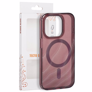 „Tecto Shield Desert Mag“ dėklas, skirtas iPhone 15 Pro Max 6,7", raudonmedžio spalvos