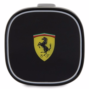 Ferrari беспроводная зарядка FECHMGLK 15Вт для решётки чёрный/чёрный 2023 Collection MagSafe