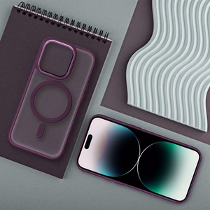 Dėklas telefonui (m) su MagSafe suderinamas IPHONE 17 - violetinis