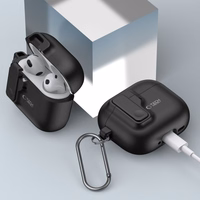 Tech-Protect Slim Hook dėklas AirPods 4 (m) - juodas