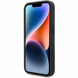 Karl Lagerfeld KLHCP14XGFKPG iPhone 14 Pro Max 6.7 "kietas dėklas sidabrinis / sidabrinis Blizgančios Dalelės Ikonik