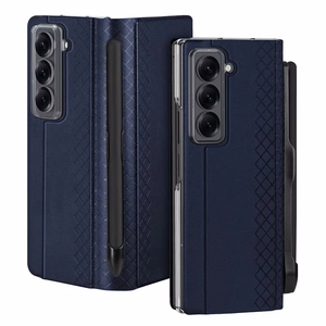 DUX DUCIS dėklas BRIL su rašiklio laikikliu skirtas SAMSUNG Z Fold SE/W25 mėlynas