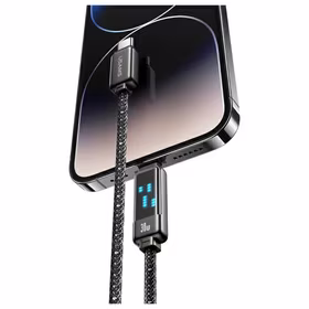 USAMS Laidas USB-C į Lightning 30W 1,2m Zinc Alloy Fast Charging Data Cable Meteor Series SJ743USB01 (US-SJ743)