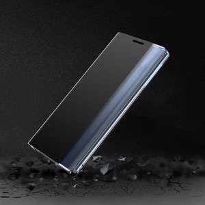 Sleep Case knygos tipo dėklas su išmaniu langu iPhone 13 Pro Max rožinis