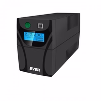 Ever EASYLINE 850 AVR USB „Line-Interactive“ 0,85 kVA 480 W 2 AC išvestis(ys / čių)