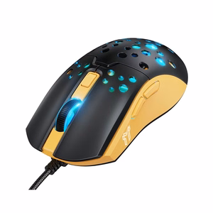 Wired mouse Hoco GM51 Gaming Black/Yellow