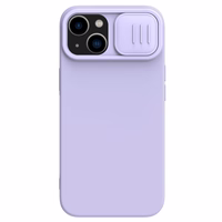 Dėklas Nillkin CamShield Silky Magnetic Silicone Apple iPhone 14 Plus šviesiai violetinis