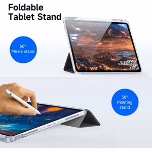 Dėklas Dux Ducis Unid skirtas Apple iPad Air 13 (2025) / Air 13 (2024) / iPad Pro 12.9 (2018 / 2020 / 2021 / 2022) rožinis