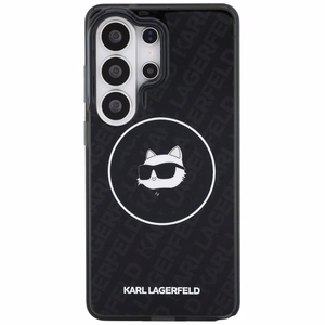 Karl Lagerfeld dėklas IML Repeated Choupette MagSafe skirtas Samsung Galaxy S26 Ultra juodas
