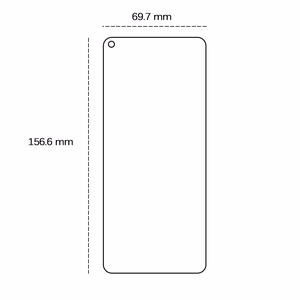 LCD apsauginis stikliukas 9H Samsung A217 A21s