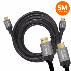 HDMI-HDMI Laidas v2.1 8K 5m Juodas