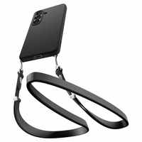 SPIGEN dėklas LIQUID AIR MAG, suderinamas su MagSafe, skirtas SAMSUNG S26 Plus, matinis, juodas