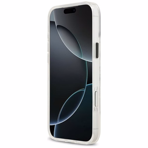 Karl Lagerfeld IML Choupette Sketch Logo magnetinis dėklas telefonui iPhone 17 Pro - skaidrus