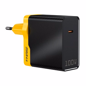 FNIRSI 100 W GaN USB-C maitinimo adapteris su ES kištuku